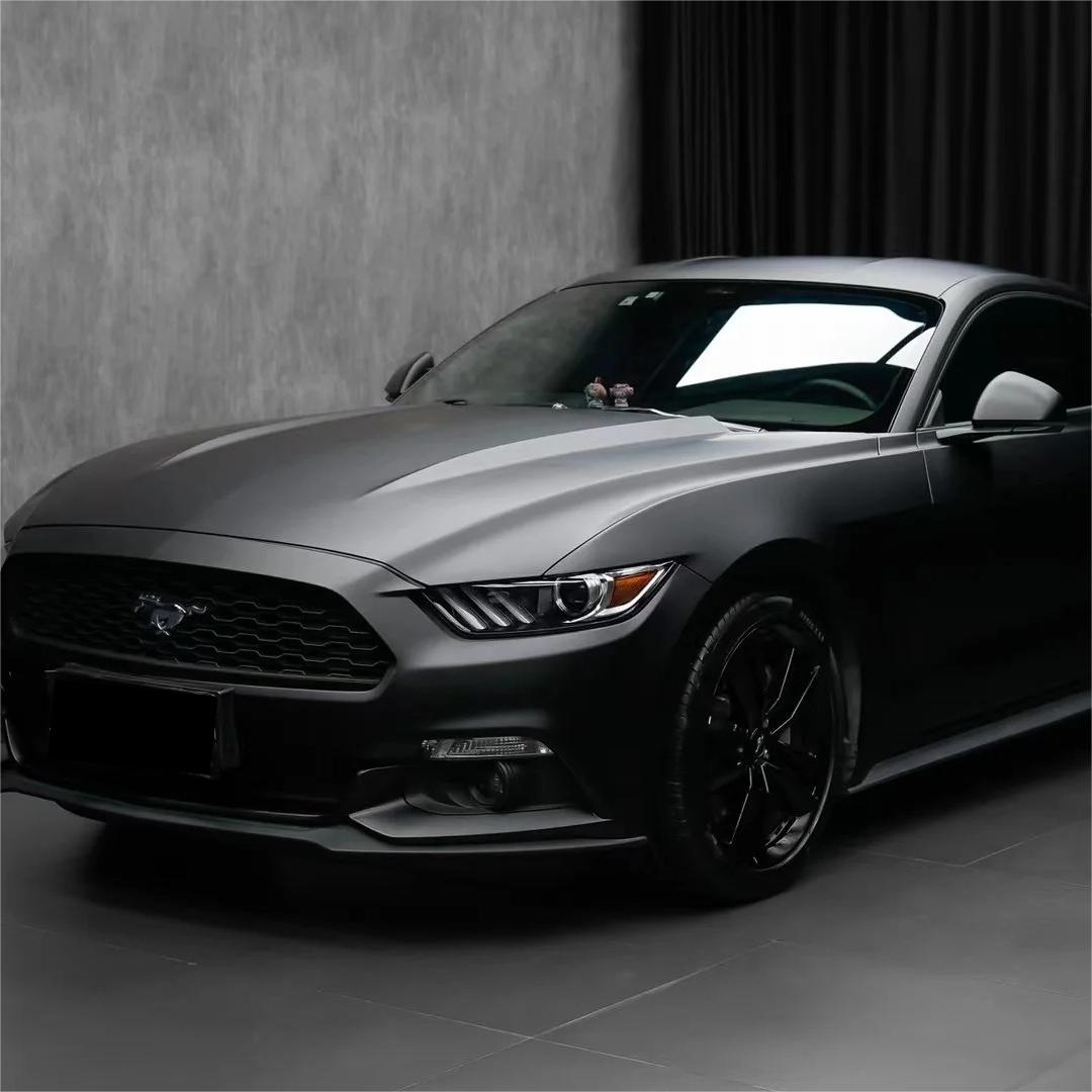 Matte Ultimate Flat Deep Black Car Vinyl Wrap review Handle 00