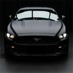 Matte Deep Black Car Vinyl Wrap  review Handle 02