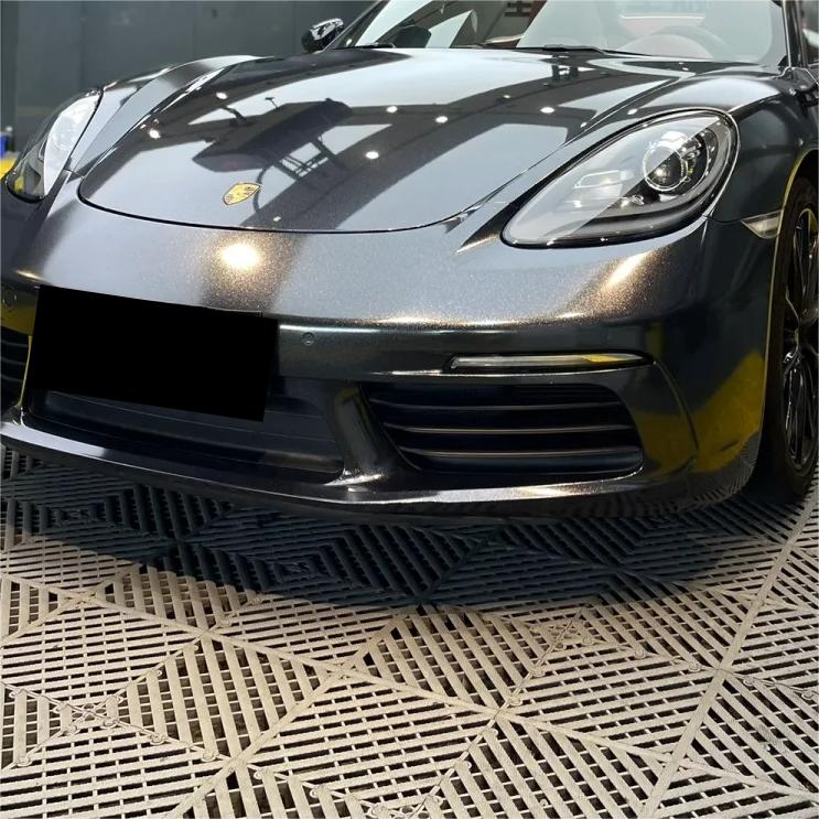 Gloss Metallic Sparkle Glitter Black Car Vinyl Wrap review Possible 02