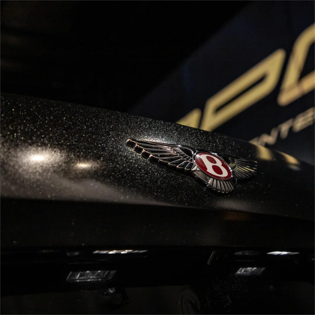 Gloss Metallic Sparkle Glitter Black Car Vinyl Wrap review Surface 01