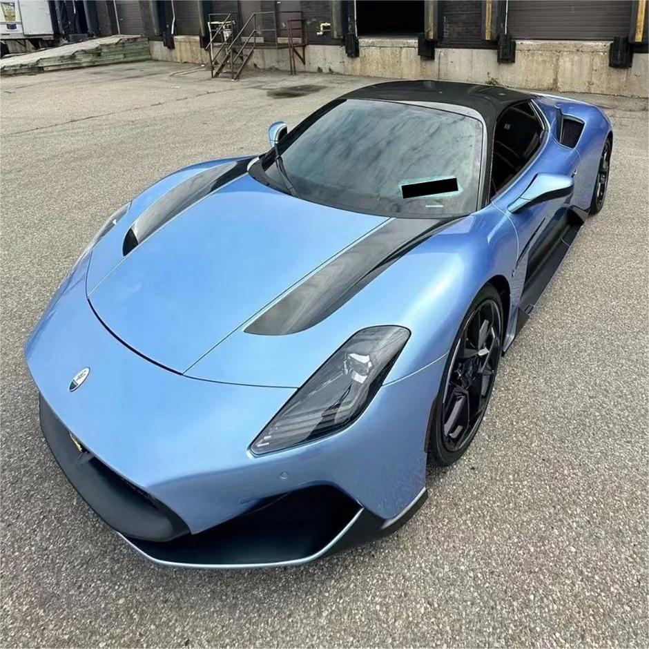 Gloss Metallic Mist Blue Car Vinyl Wrap review Protect 01