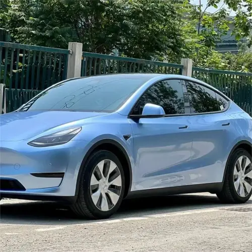 Gloss Metallic Mist Blue Car Vinyl Wrap review 