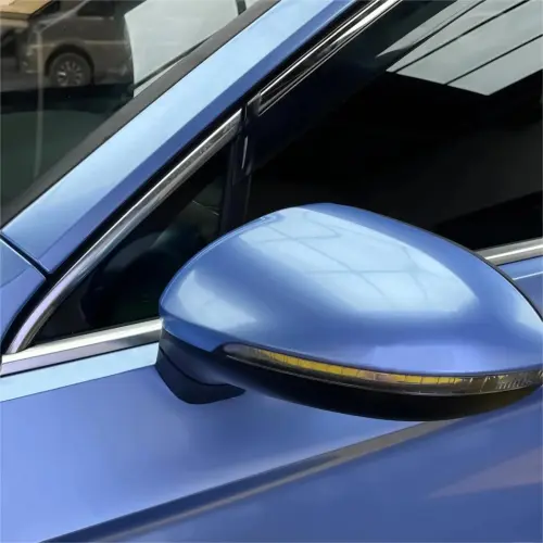 Gloss Metallic Mist Blue Car Vinyl Wrap review 