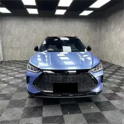 Gloss Metallic Mist Blue Car Vinyl Wrap review Beginner 01