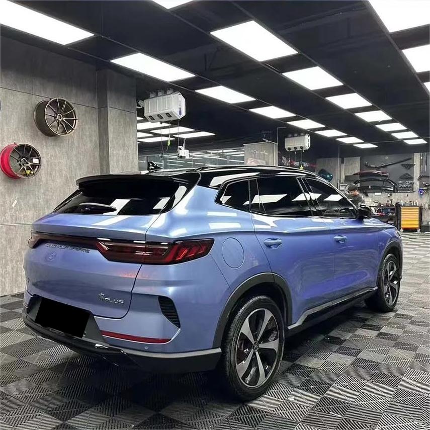 Gloss Metallic Mist Blue Car Vinyl Wrap review Beginner 02