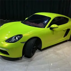 Gloss Fluorescent Neon Yellow Car Vinyl Wrap review Yellow 03