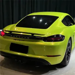 Gloss Fluorescent Neon Yellow Car Vinyl Wrap review Yellow 04