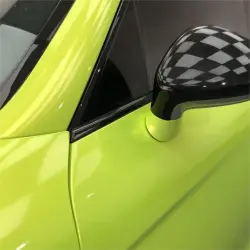 Gloss Fluorescent Neon Yellow Car Vinyl Wrap review Material 03