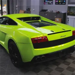 Gloss Fluorescent Neon Yellow Car Vinyl Wrap review Quality 03