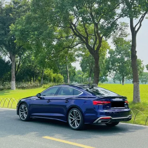 Gloss Metallic Dark Blue Car Vinyl Wrap PET | Audi Navarre Blue review 