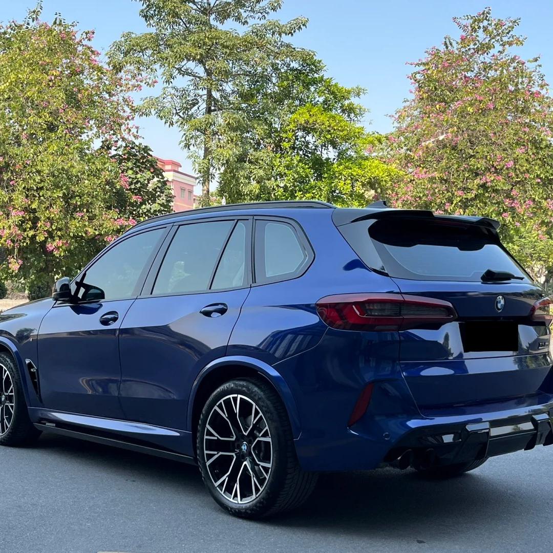 Gloss Metallic Dark Blue Car Vinyl Wrap PET | Audi Navarre Blue review Never 03