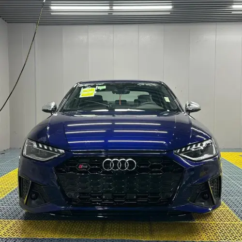 Gloss Metallic Dark Blue Car Vinyl Wrap PET | Audi Navarre Blue review 