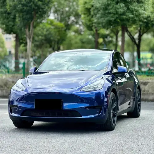 Gloss Metallic Dark Blue Car Vinyl Wrap PET | Audi Navarre Blue review 