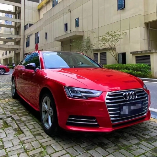 Ultra Glossy Metallic Vampire Red Car Vinyl Wrap BMW PET   reviewed by