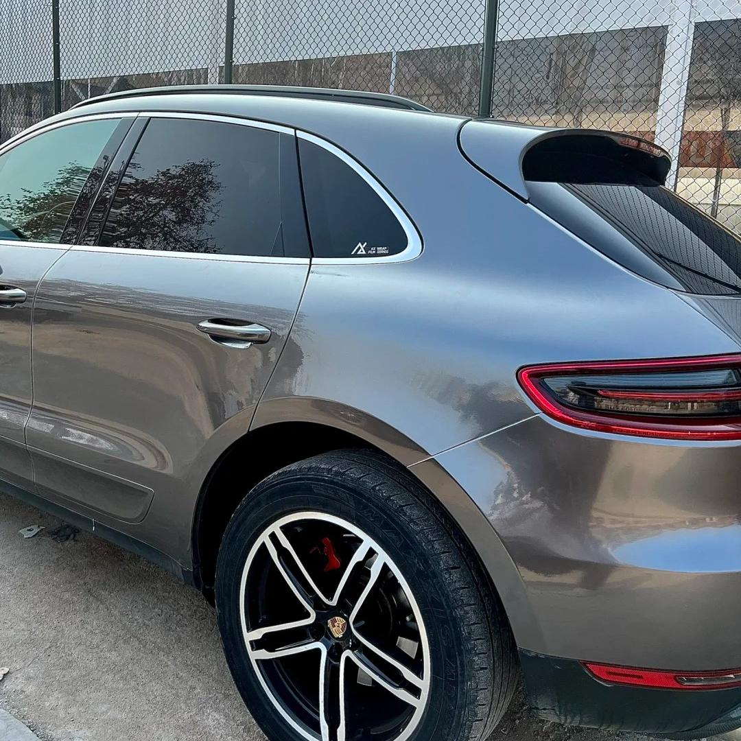 Gloss Metallic Steel Grey Car Vinyl Wrap PET review Level 01