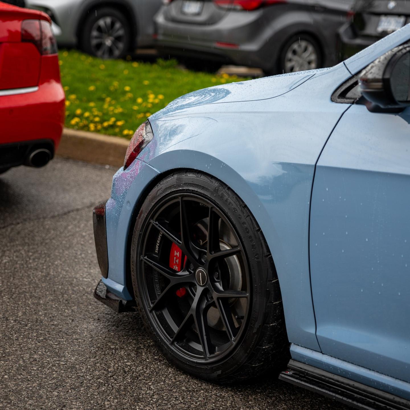 Gloss China Blue Car Vinyl Wrap PET review Result 01