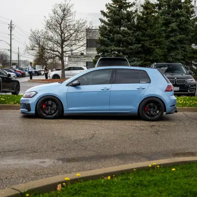 Gloss China Blue Car Vinyl Wrap review Result 03