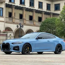 Gloss China Blue Car Vinyl Wrap Sale review Elegant 01