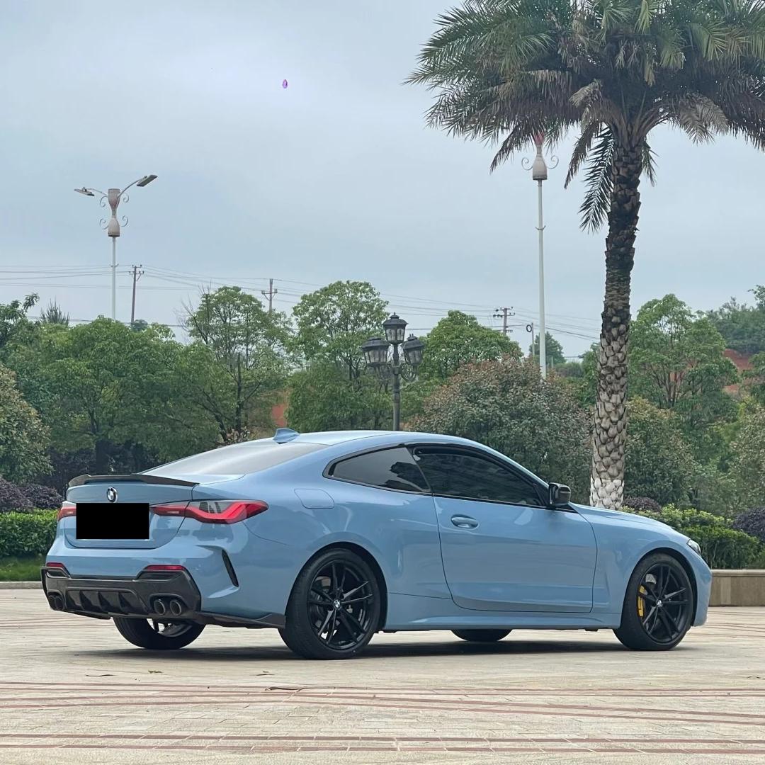 Gloss China Blue Car Vinyl Wrap PET review Elegant 02