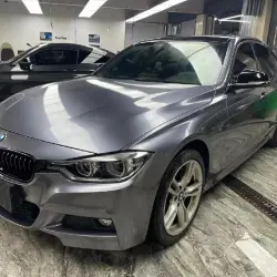 Gloss Metallic Destroyer Grey Car Vinyl Wrap PET review Handle 02