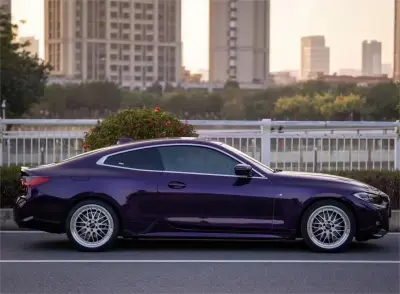 Gloss Metallic Midnight Purple Car Vinyl Wrap BMW  review Midnight 02