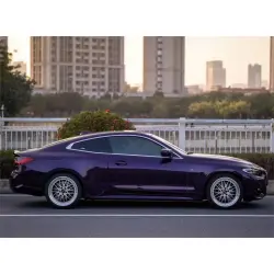 Gloss Metallic Midnight Purple Car Vinyl Wrap BMW  review Midnight 03
