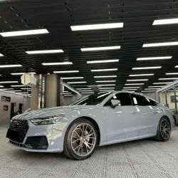 Gloss Arctic Grey Car Vinyl Wrap BMW Porsche PET review Protect 02