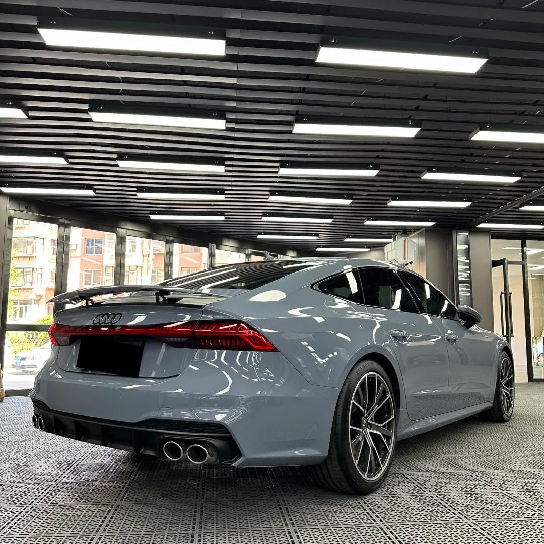 Gloss Arctic Grey Car Vinyl Wrap BMW Porsche PET review Protect 03