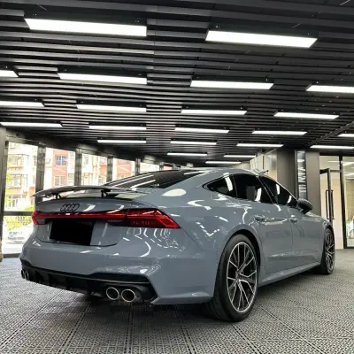 Gloss Arctic Grey Car Vinyl Wrap BMW Porsche PET review Protect 04