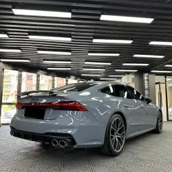 Gloss Arctic Grey Car Vinyl Wrap BMW Porsche PET review Protect 04