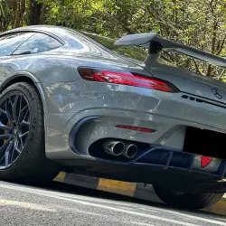 Gloss Arctic Grey Car Vinyl Wrap BMW Porsche PET review Arctic 01