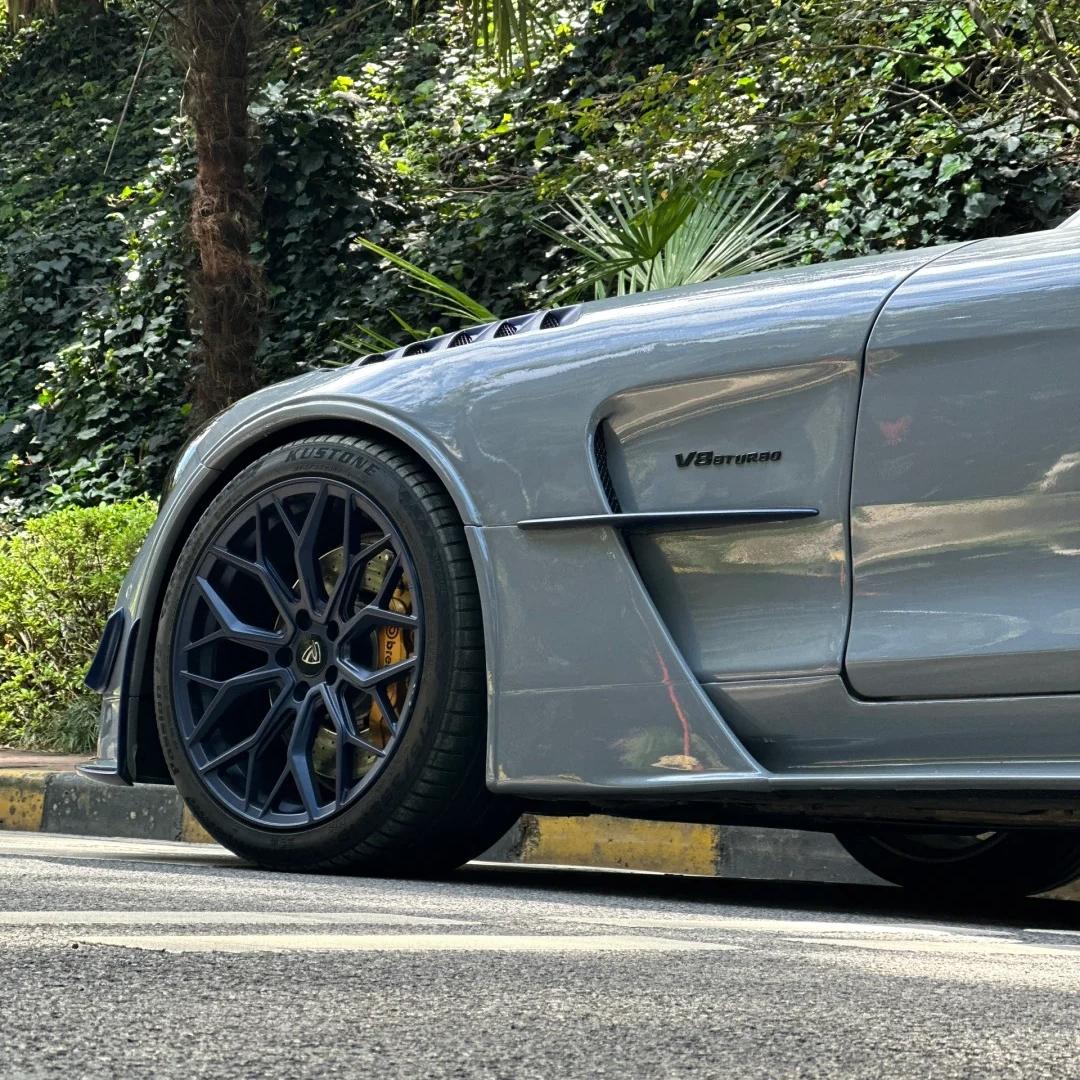 Gloss Arctic Grey Car Vinyl Wrap BMW Porsche PET review Arctic 01