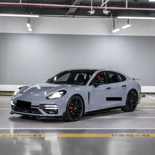 Gloss Arctic Grey Car Vinyl Wrap BMW Porsche PET review 