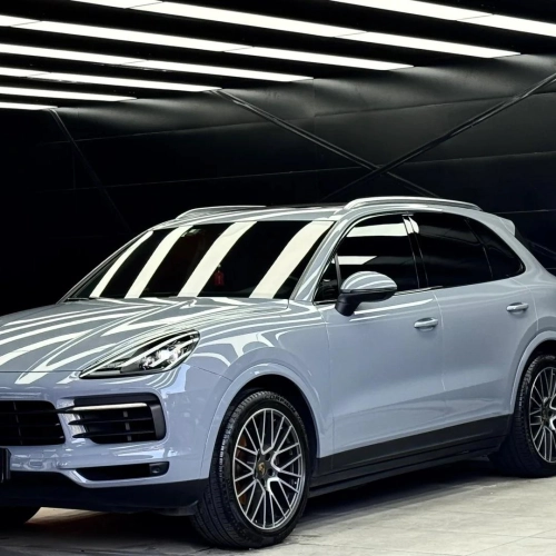 Gloss Arctic Grey Car Vinyl Wrap BMW Porsche PET reviewed by