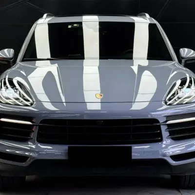 Gloss Arctic Grey Car Vinyl Wrap BMW Porsche PET review Thick 02