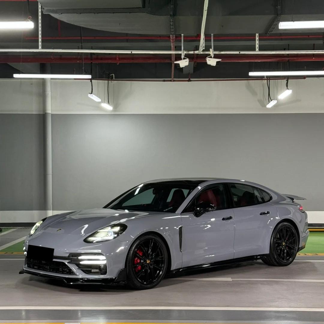 Gloss Arctic Grey Car Vinyl Wrap BMW Porsche PET review Package 00