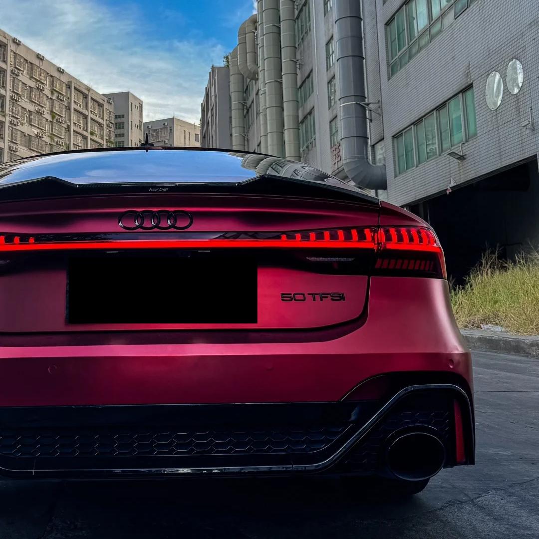 Satin Chrome Metallic Romanee Red Car Vinyl Wrap  review First 02