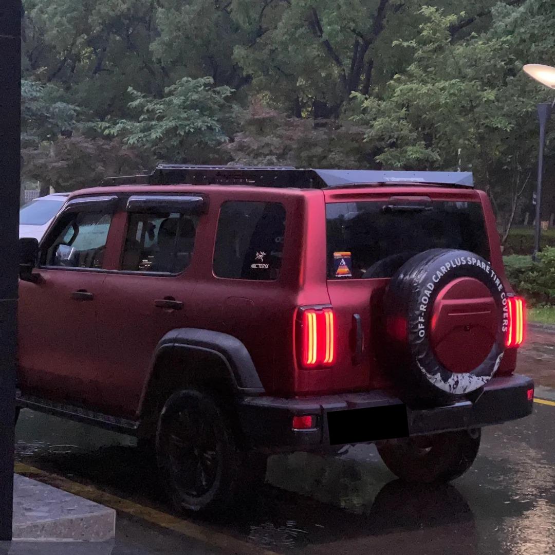 Satin Chrome Metallic Romanee Red Car Vinyl Wrap  review Bender 01