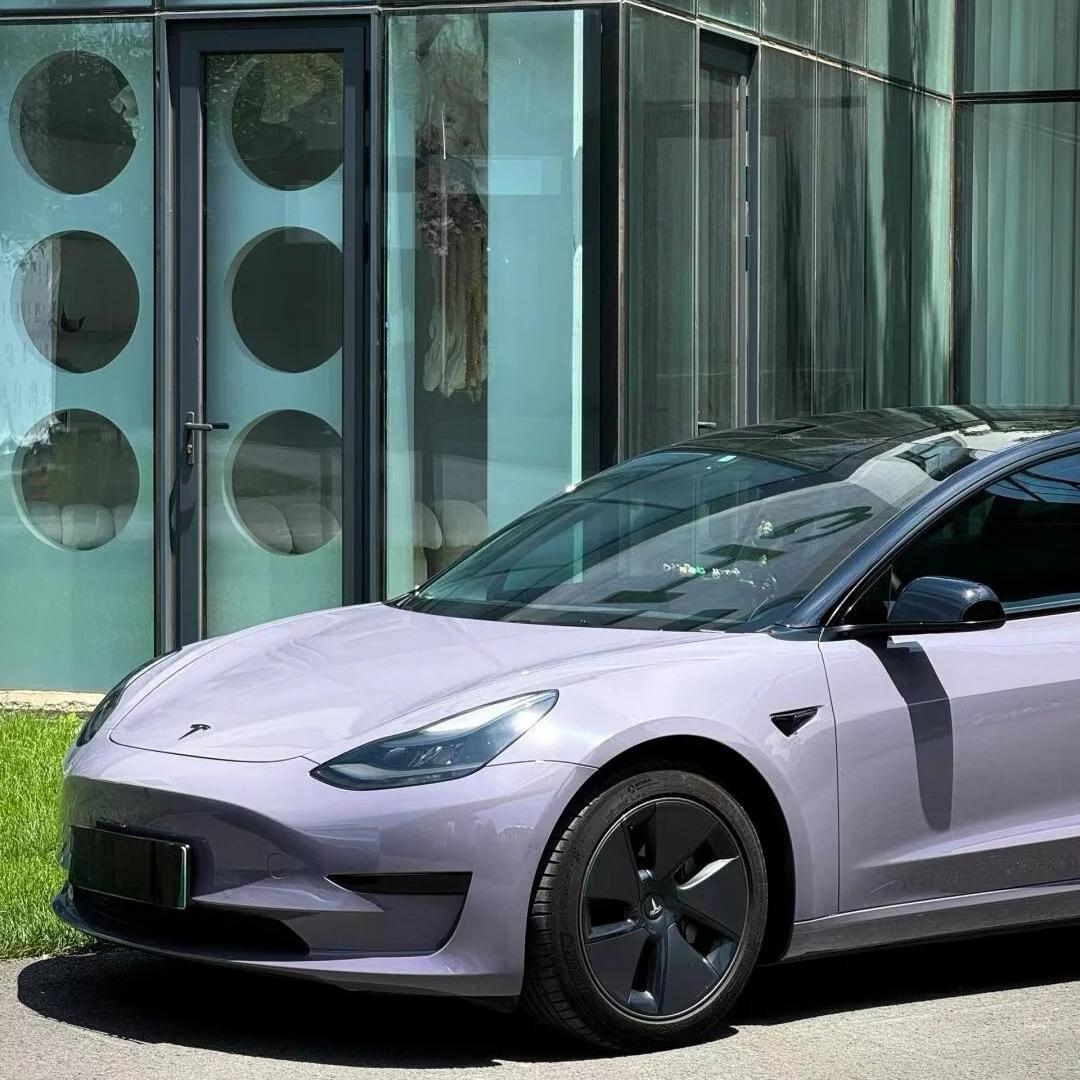 Gloss Provence Lavender Purple Car Wrap PET review Apart 02