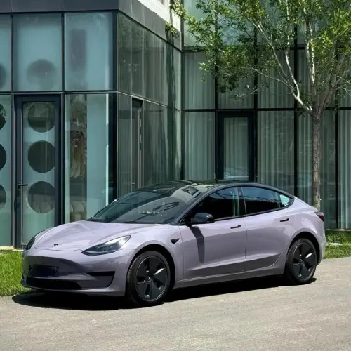 Gloss Provence Lavender Purple Car Wrap PET review 