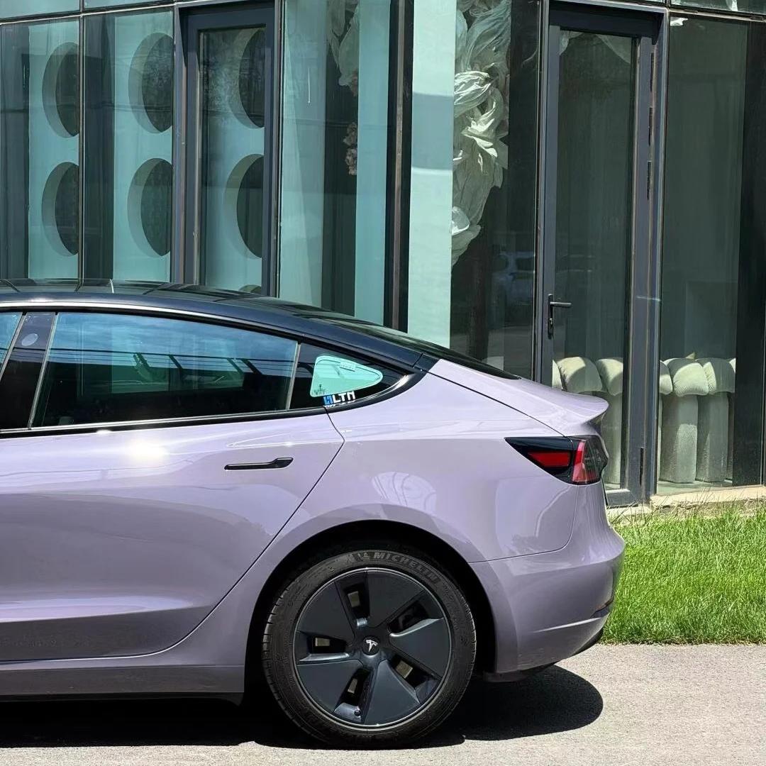 Gloss Provence Lavender Purple Car Wrap PET review Apart 03