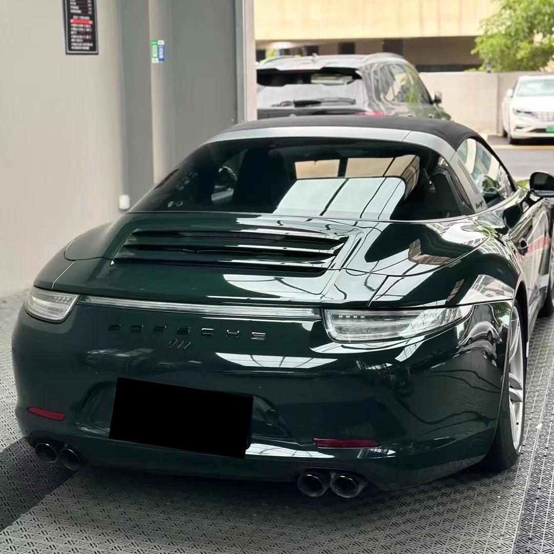 Gloss Brewster Green Car Vinyl Wrap PET review Green 01