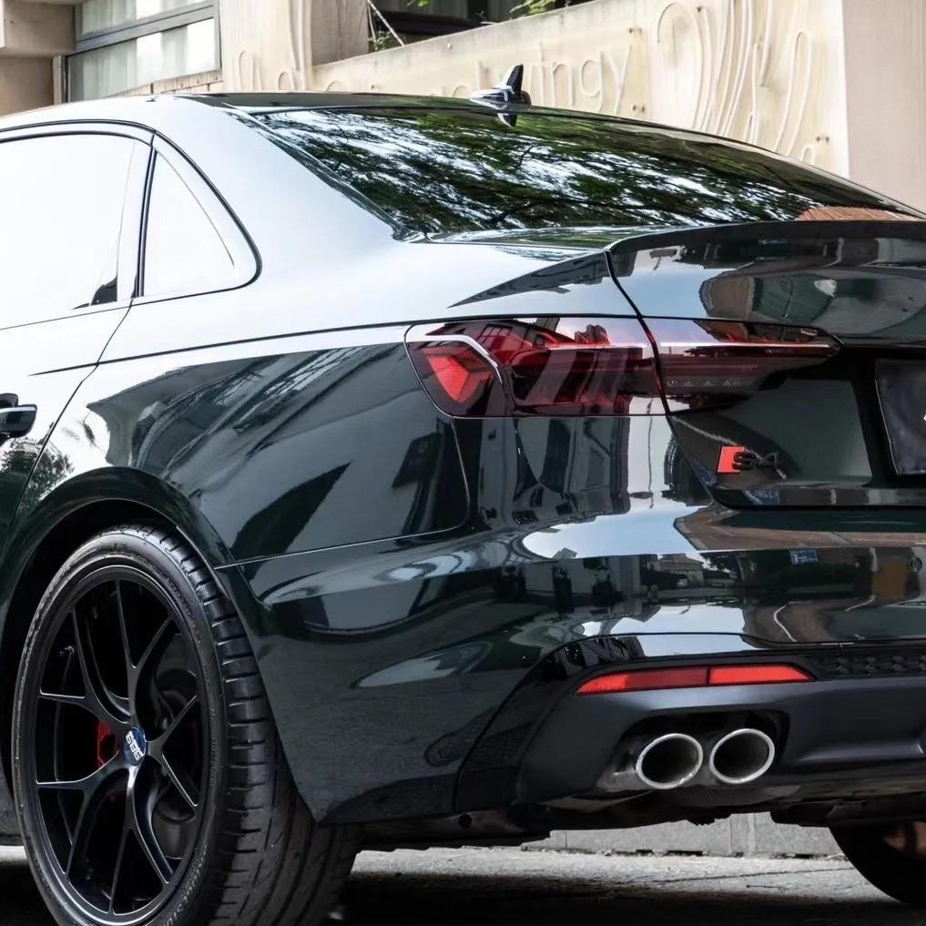 Gloss Brewster Green Car Vinyl Wrap PET review Family 02