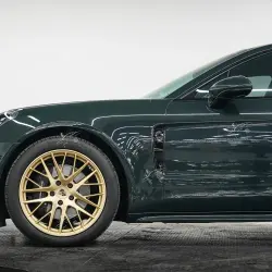 Gloss Brewster Green Car Vinyl Wrap PET review Vinyl 04