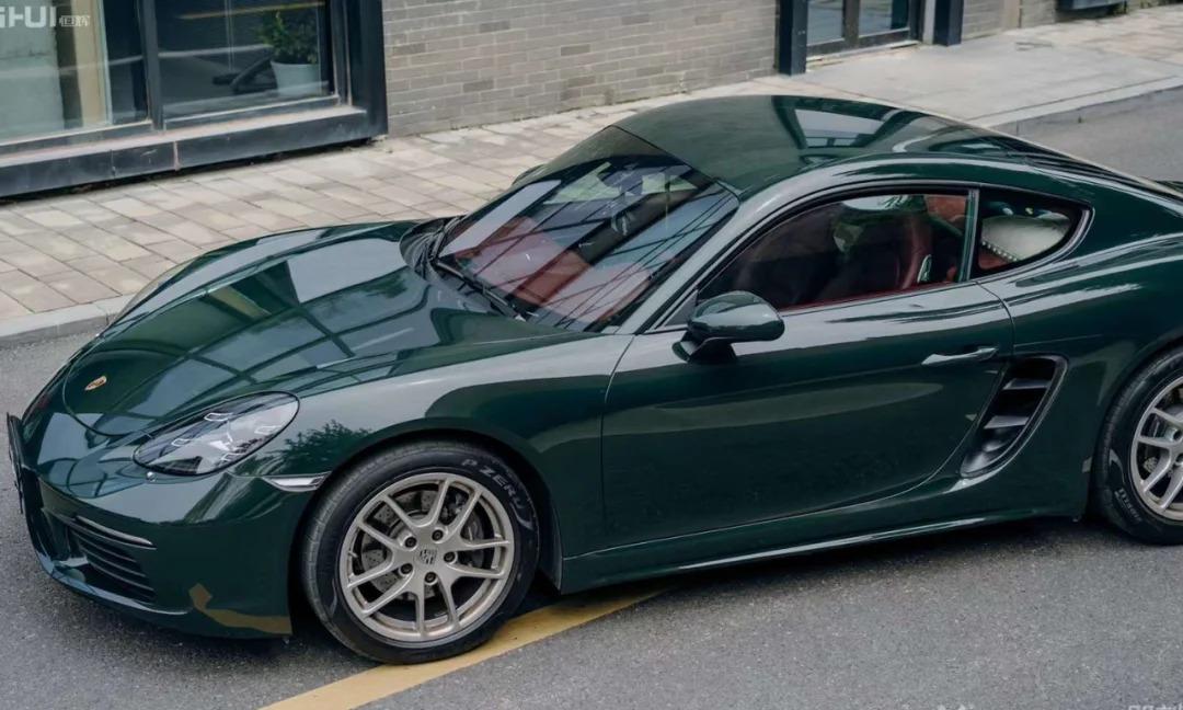 Gloss Brewster Green Car Vinyl Wrap PET review Saver 01