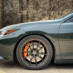 Gloss Brewster Green Car Vinyl Wrap PET review Apply 02