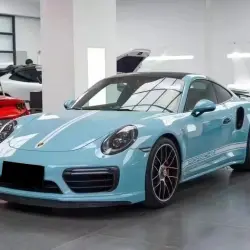 Gloss Meissen Blue Car Vinyl Wrap PET review Plenty 01