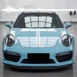 Gloss Meissen Blue Car Vinyl Wrap PET review Plenty 02