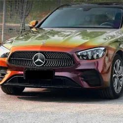 Gloss Chameleon Gold Red Car Vinyl Wrap| Glossy Sunrise Morning Glow Car Wrap review Catching 03