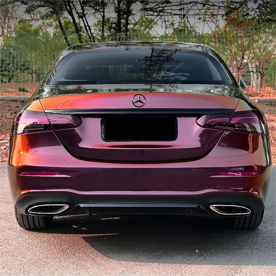 Gloss Chameleon Gold Red Car Vinyl Wrap| Glossy Sunrise Morning Glow Car Wrap review Catching 03